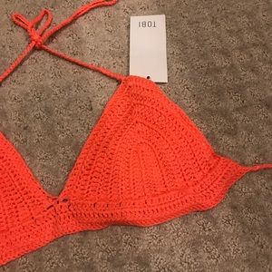 Last one ☝️ - Tobi crochet Knitted bra top/mesh crop top